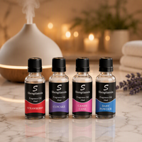 Impression personnalisée logo brillant mat finition étanche vinyle huile parfum autocollant étiquette de bouteille pour cosmétique