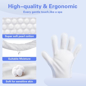 Lingettes humides pour animaux de compagnie, nettoyage complet du corps du chien, sans parfum, avec gants, paquet de 80 pièces - Product Image 3