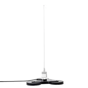 8.8Inch Nmo Heavy Duty Magnetische Antenne Mount Base, Driehoek Voertuig Mobiele Antenne Magneet Basis Voor Cb/Hf/Vhf/Uhf Nmo Antennes