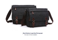 Sac bandoulière en toile tendance pour homme, sacoche décontractée pour ordinateur portable, sac messager rétro, sac à bandoulière croisé pour homme