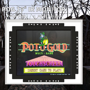 POG 19 "4:3 en boy oranı kızılötesi oyun monitörü IR 3m dokunmatik ekran USB VGA yeni durumda sikke işletilen POG oyun makineleri için - Product Image 2