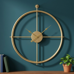 Haute qualité or horloge murale romaine Unique brillant fabriqué à la main découpe Laser nouveau à la mode affichage numérique électronique prix de gros - Product Image 6