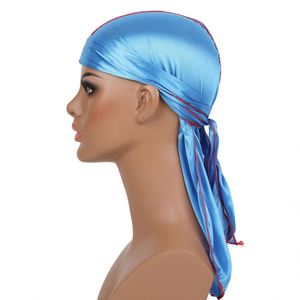Durag en satin extra long pour hommes, foulard doux et soyeux, bonnet de designer pour 360 Waves - Product Image 3