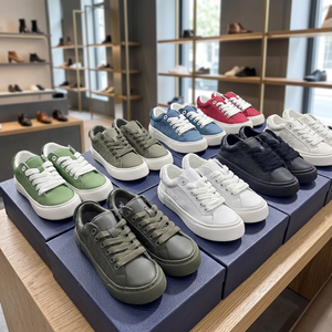 Zapatillas Deportivas Casuales para Mujer, Primavera-Otoño 2026, Cómodas, con Cordones, de Gamuza y Cuero, con Forro de PVC, Entresuela de Madera, Aumentan la Estatura - Product Image 2