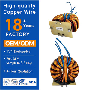 Prix usine générant un filtre d'arrêt nanocristal 22uh 56uh 3a 400uh 450uh <span class=keywords><strong>Sagami</strong></span> 1h bobine nue 210uH inductance toroïdale de puissance - Product Image 1