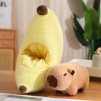 Avocat en peluche jouet en peluche Capybara poupée oreiller de couchage grande peluche vacances cadeau de noël Kawaii coussin de fruits créatif