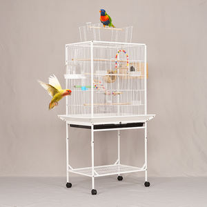 Fabrika toptan kuş kafesi Gaiola De passlarge Coleiro kuş evi için büyük passlarge De Vidro el yapımı Metal kuş kafesleri - Product Image 5