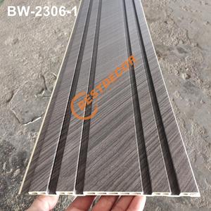 Revestimiento de pared Interior WPC, paneles de gran pared WPC, tablero de pared compuesto de plástico de <span class=keywords><strong>madera</strong></span> decorativo, materiales decorativos, parrillas 3D de <span class=keywords><strong>madera</strong></span> - Product Image 1
