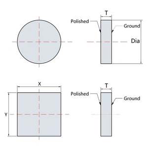 Factory Price Diameter 40.5mm clear Sapphire <b>Glass</b> <b>Plate</b> Sheet - Product Image 6