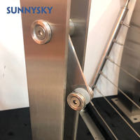 XIYATECH – garde-corps en aluminium en forme de u, en acier, balcon, escalier, piscine, clôture en verre, balustrade