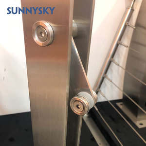 XIYATECH-barandilla de vidrio para balcón, escalera, piscina, barandilla de vidrio - Product Image 5