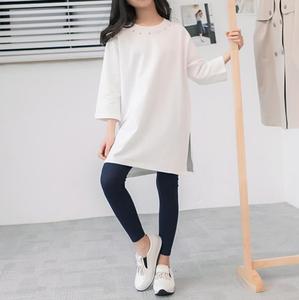 ชุดกางเกงเด็กผู้หญิงแบบตัดครึ่งตัวแต่งระบาย ทำด้วยเครื่องจักร - Product Image 4
