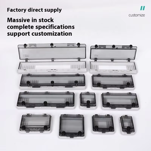 HS 2-18 cách ngắt hộp rõ ràng cửa sổ IP67 trong suốt bảo vệ bìa không thấm nước IK08 tác động bao vây thiết bị điện tử - Product Image 4