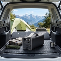 Station d'alimentation portable 180W, batterie au lithium 118,4Wh, charge rapide PD 65W pour ordinateur portable, téléphone, camping, usage domestique