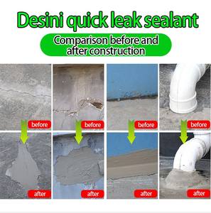 Mortier de réparation à séchage rapide Dessini pour l'arrêt des fuites et la réparation des fissures des murs et des salles de bain - Product Image 4