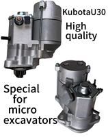 Conjunto de Motor de Arranque KX U30, Piezas de Repuesto para Excavadora