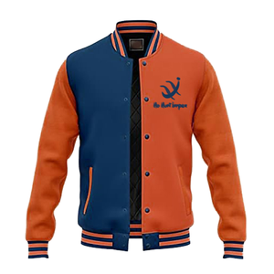 Personalizado de los hombres Varsity chaqueta de cuero de la calle desgaste Logo parches cremallera liso teñido primavera béisbol camioneros Letterman Base Ball - Product Image 1