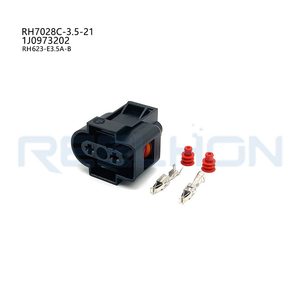 2ピン1J0973202メス防水密封ワイヤーコネクタソケットプラグオートコネクタVw Audi用 - Product Image 1