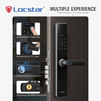 Serrure intelligente Locstar pour porte métallique, télécommande TTlock, empreinte digitale, mot de passe numérique, carte-clé, serrure de porte intelligente avec Wifi