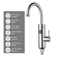 Prix d'usine 304 chauffe-eau instantané en acier inoxydable Offre Spéciale de cuisine robinet de chauffe-eau électrique instantané