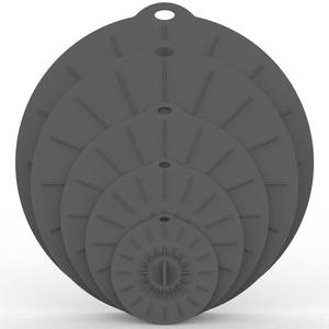 Coperchi in <span class=keywords><strong>Silicone</strong></span> per la conservazione degli alimenti ciotola in <span class=keywords><strong>Silicone</strong></span> BPA Free coperchio di aspirazione per tazze pentole forno frigo - Product Image 3