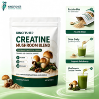 Créatine Monohydrate en Vrac avec Complexe de Champignons en Poudre 300g 30 Doses Complément Alimentaire pour le Soutien à l'Entraînement et l'Endurance OEM