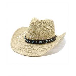 Sombreros de Vaquero Clásicos Stetson de Ala Ancha Lisos al por Mayor con Visera de Papel Estilo Western para Fiestas y Viajes Unisex - Product Image 2