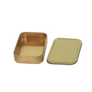 Scatola di latta del <span class=keywords><strong>metallo</strong></span> dell'oro di stampa su ordinazione d'imballaggio personalizzato Oem all'ingrosso - Product Image 5