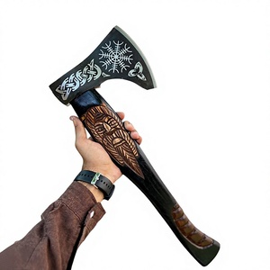Hacha Vikinga Multifuncional de Acero Inoxidable 2026, Hecha a Mano con Funda Estilo Vikingo para Uso en Exteriores, Venta al Por Mayor - Product Image 1