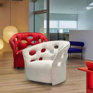 Chaise longue en tissu Loopback de designer moderne simple nordique pour salle à manger en plein air chambre à coucher-pour hôtels et salons - Product Image 4