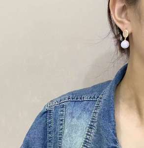 wholesale S925 <b>Silver</b> Vintage Dangle Pearl <b>Earrings</b>, 11-12mm Near Round Edison Pearl, Pink Overtones High Luster <b>Drop</b> <b>Earrings</b> - Product Image 6