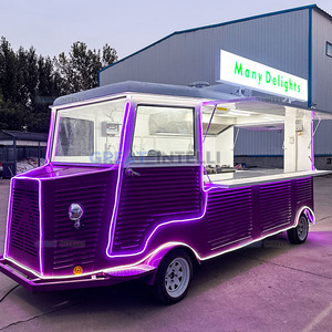 Usgowin Vintage Electric Food Truck with Neon Lights Custom Mobile Coffee Ice Cream Bar - Product Image 3