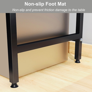 Soporte Extensible Personalizado para Microondas, Estante de Acero al Carbono para <span class=keywords><strong>Horno</strong></span> de Microondas <span class=keywords><strong>con</strong></span> Altura Ajustable para Cocina - Product Image 6