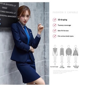 Tenue de Travail Professionnelle Unisexe pour Hôtellerie, Réception et Vente Directe – <span class=keywords><strong>Costume</strong></span> Formel Simple Boutonnage pour Entretien - Product Image 4