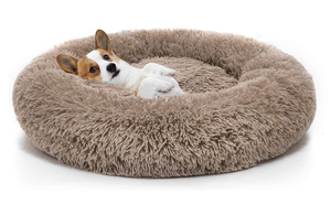 Cama calmante para mascotas antiansiedad de lujo, cama suave y esponjosa lavable a máquina, antideslizante, impermeable, Base silenciosa, calentamiento, acogedor, cachorro, perros, gatos - Product Image 4