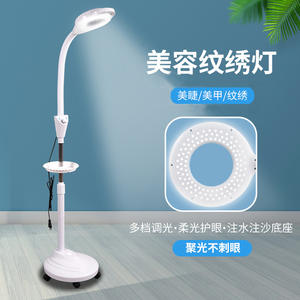 Lámpara Lupa LED para Uñas, Extensión de Pestañas, Maquillaje Permanente para Salones de Belleza y Uso en Mesas de Trabajo - Product Image 1