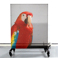 Affiche holographique 3D ultra-légère P3.91 invisible et transparente pour magasin de détail et ascenseur
