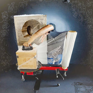 Electric Semi-Automatic Stretch Film <b>Wrapping</b> <b>Machine</b> Cans Packaging for Apparel Textiles Cans Plastic Film Roll - Product Image 3