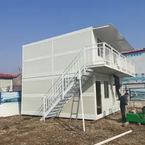 Avustralya standartları 2 yatak odası lüks Relocatable katlanabilir küçük ev 20ft 40ft genişletilebilir konteyner ev