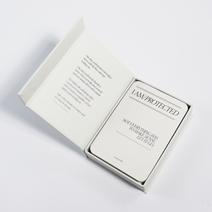 Impressão personalizada Cristal Fitness Para Gravidez Negra Saúde Mental Cartões De Afirmação Do Chuveiro Espiritual - Product Image 3