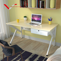 Table de bureau moderne en métal, style nouveau, bureau d'ordinateur portable en acier pour l'école, la maison, l'entreprise