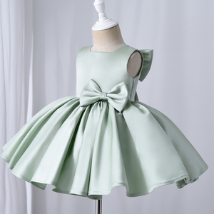 Robe de Soirée pour Enfants de 2 à 13 Ans, Vente en Gros, Robe de Princesse pour Bébé Fille avec Nœud, Tenue de Fête pour Enfants - Product Image 5