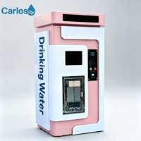 Máquina Expendedora de Agua de Tipo Vertical para Exteriores, Equipo Automático de Purificación de Agua por Ósmosis Inversa para Proyectos Residenciales