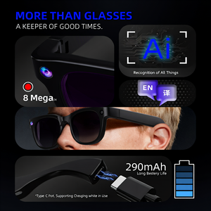 Gafas Inteligentes con IA: Cámara Integrada, Captura de Fotos, Traducción por IA y Audio Bluetooth - Product Image 3