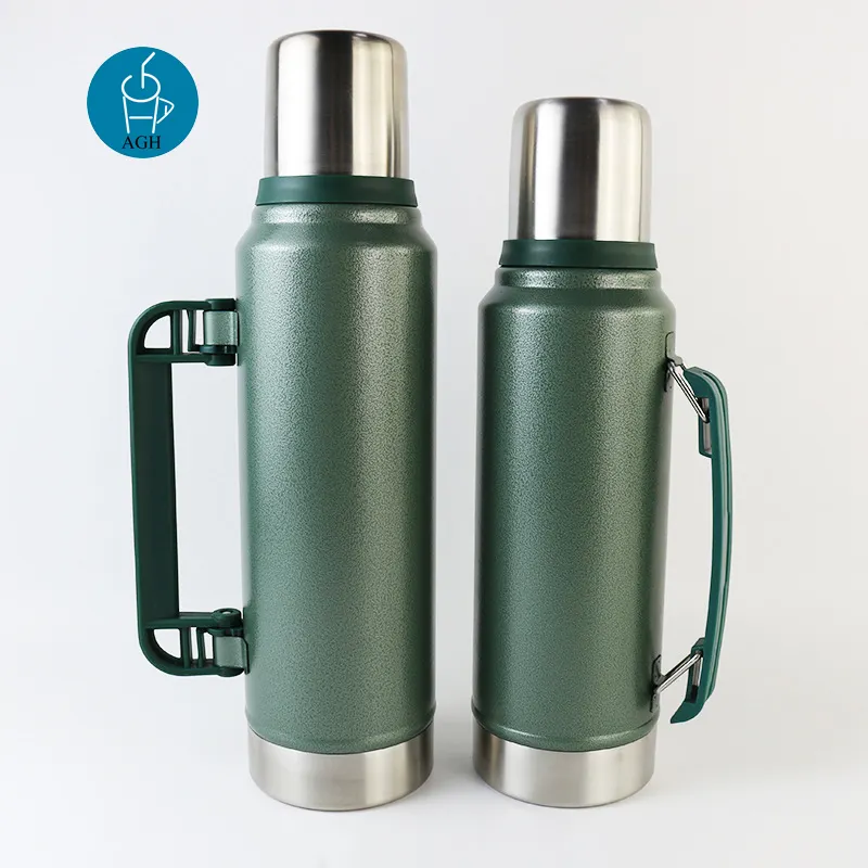 Custom Large Capacity Adventure Classic Legendary Style Double Wall Vacuum Flask Thermo Stainless Steel Thermal Water Bottle