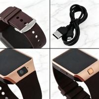 Montre connectée DZ09 en gros avec carte SIM 3G 4G, appareil photo, suivi d'activité, appels vidéo et Wi-Fi