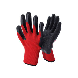 Guantes de construcción de látex de algodón personalizados, guantes de trabajo sumergidos en látex resistentes, guantes de trabajo de construcción personalizados - Product Image 1