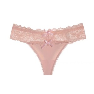 T-shirt sexy pour femmes européennes et américaines avec double ruban floral, culotte à taille basse séduisante, culotte grande taille - Product Image 4