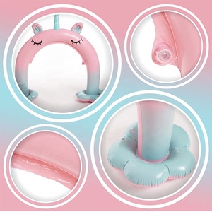 BS-T 85*18*60inch <span class=keywords><strong>Inflatable</strong></span> sân phun nước <span class=keywords><strong>Inflatable</strong></span> đồ chơi nước mùa hè ngoài trời vui vẻ cỏ phun nước đồ chơi cho trẻ em - Product Image 4