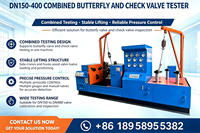 Banco de Pruebas de Válvulas con Abrazadera Hidráulica Horizontal DN150-400 para Válvulas Industriales